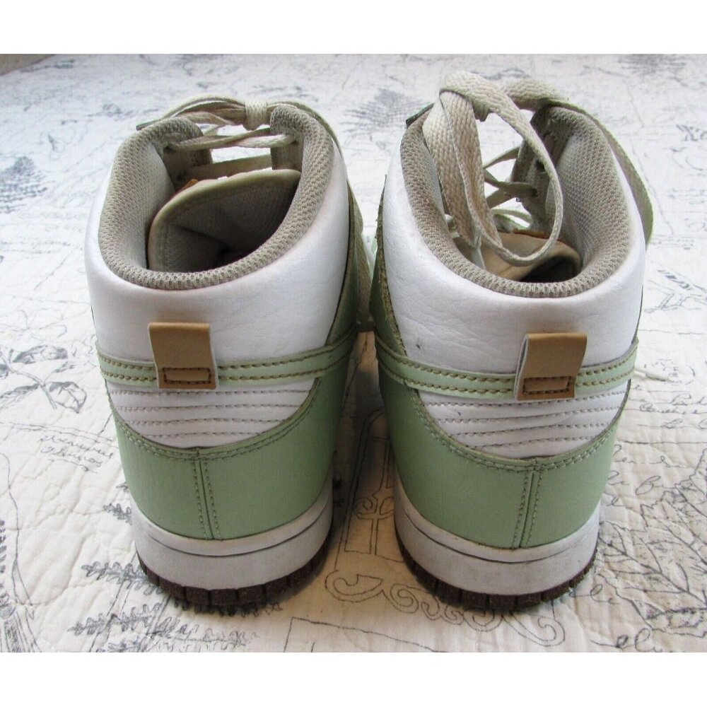 Nike Dunk High SE Inspected By Swoosh Honeydew Men's 9.5 shoes DQ7680-300 - Picture 5 of 6